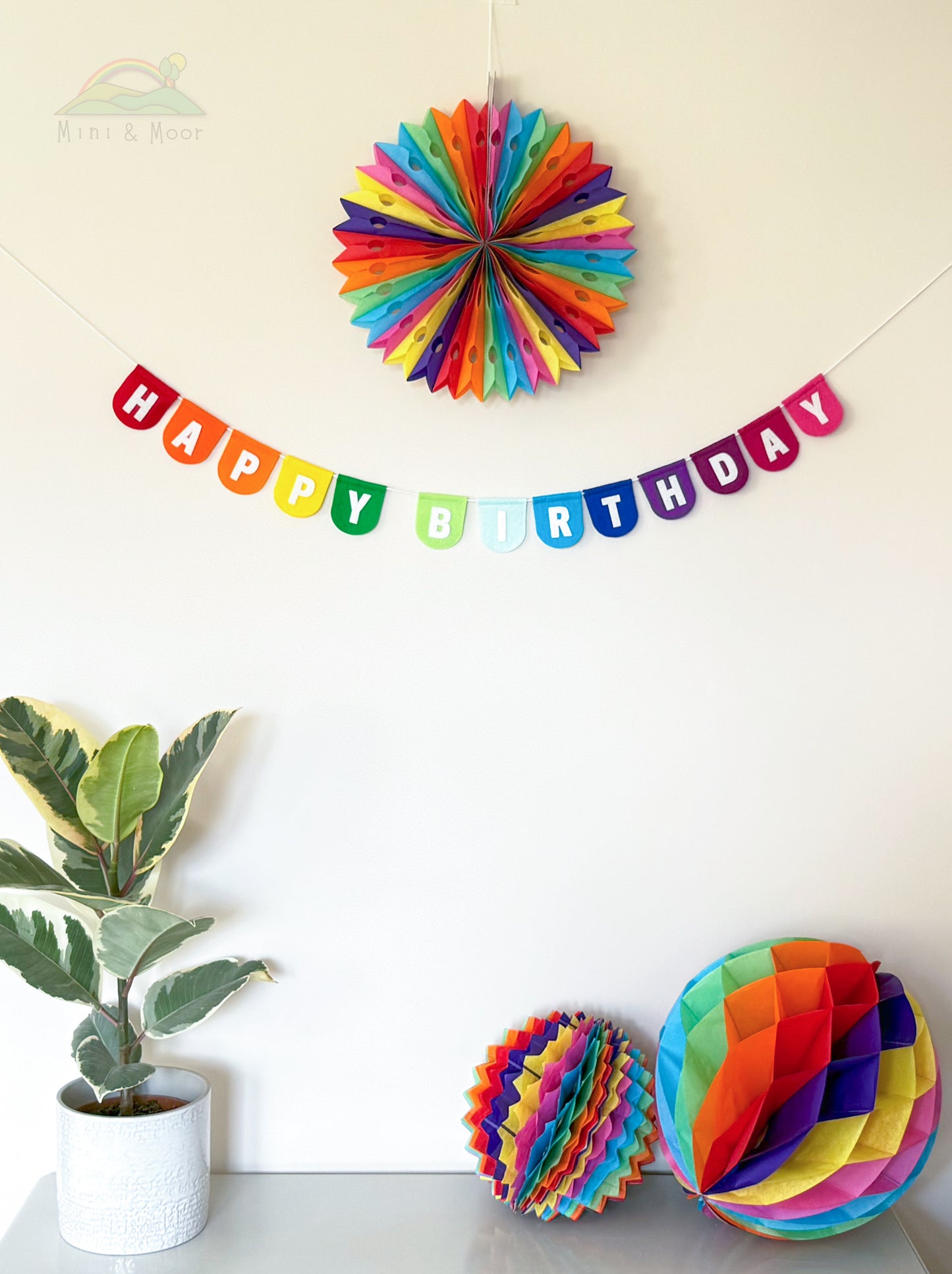 Reusable Happy Birthday Bunting