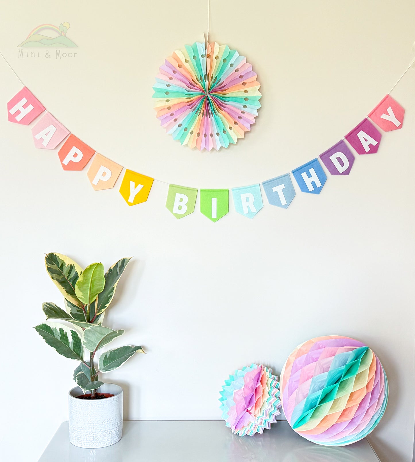 Reusable Happy Birthday Bunting