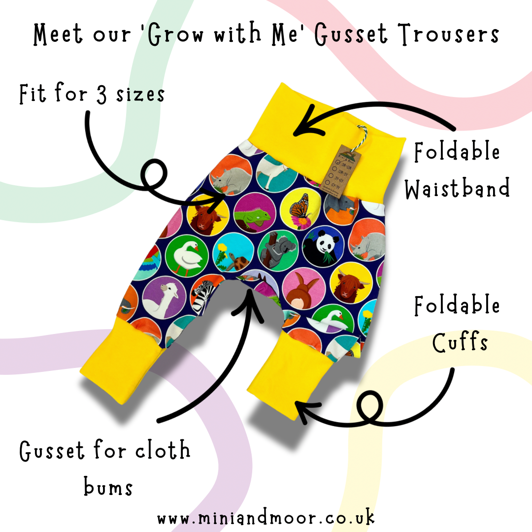 ‘Grow with Me’ Gusset Trousers