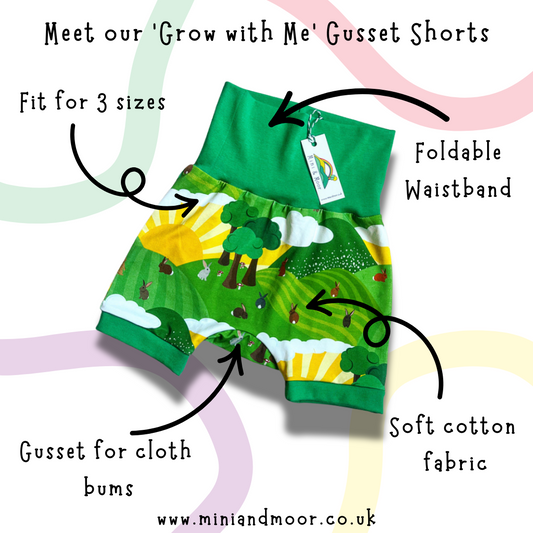 Grow With Me Gusset Shorts